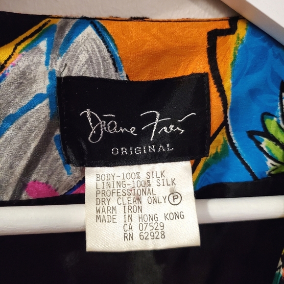 Diane Freis - Vintage Silk Duster Blazer - Picture 2 of 11